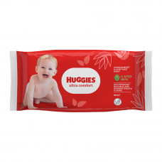 Влажные Салфетки Huggies Ultra Comfort с Алоэ 56шт