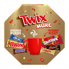 Подарочный Набор Twix Микс Восьмиугольник Весна 225г