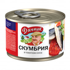 Скумбрия Дачник в Томатном Соусе 250г ж/б Ключ Скумбрия Дачник в Томатном Соусе 250г ж/б Ключ