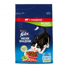 Корм Сухой для Кошек Felix Мясное Объедение Говядина 3кг