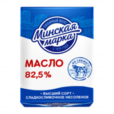 Масло Сливочное Минская Марка 82,5% 180г