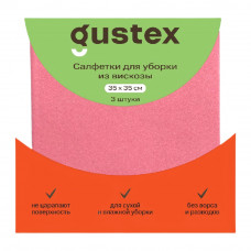 Салфетки Gustex для Уборки из Вискозы 3шт