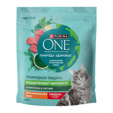 Корм для Стерилизованных Кошек Purina One Говядина 680г