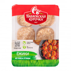 ЕЖИКИ ПАВЛОВСКАЯ КУРОЧКА ИЗ МЯСА ПТИЦЫ 420г ЕЖИКИ ПАВЛОВСКАЯ КУРОЧКА ИЗ МЯСА ПТИЦЫ 420г