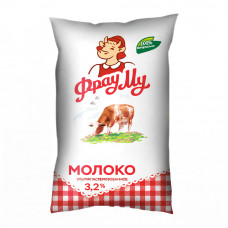 Молоко Фрау Му Ультрапастеризованное ТУ 3,2% 900мл фин пак Молоко Фрау Му Ультрапастеризованное ТУ 3,2% 900мл фин пак