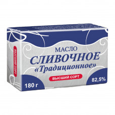 Масло Сливочное Узоры Традиционное 82,5% 180г