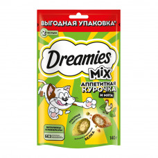 Лакомство для Кошек Dreamies Аппетитная Курочка и Мята 140г Лакомство для Кошек Dreamies Аппетитная Курочка и Мята 140г