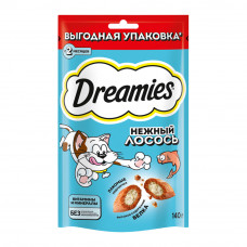 Лакомство для Кошек Dreamies Нежный Лосось 140г Лакомство для Кошек Dreamies Нежный Лосось 140г