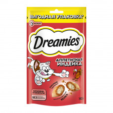 Лакомство для Кошек Dreamies Аппетитная Индейка 140г Лакомство для Кошек Dreamies Аппетитная Индейка 140г