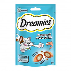 Лакомство для Кошек Dreamies Нежный Лосось 60г Лакомство для Кошек Dreamies Нежный Лосось 60г
