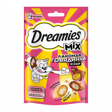 Лакомство для Кошек Dreamies Лакомая Говядина и Сыр 60г Лакомство для Кошек Dreamies Лакомая Говядина и Сыр 60г