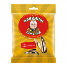 Семечки Подсолнечника Бабкины Семечки Полосатые Жареные 90г