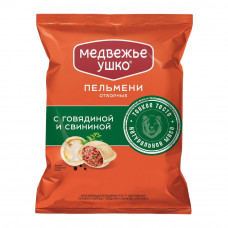 Пельмени Медвежье Ушко Отборные с Говядиной и Свининой 430г