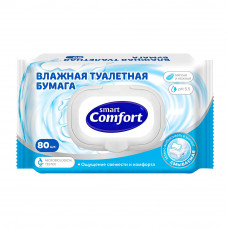 Туалетная Бумага SMART Comfort Влажная 80шт