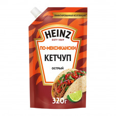 Кетчуп Heinz по-Мексикански Острый 320г дой-пак Кетчуп Heinz по-Мексикански Острый 320г дой-пак