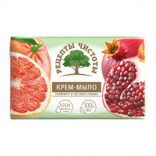 Крем-Мыло Рецепты Чистоты Грейпфрут Гранат 100г Крем-Мыло Рецепты Чистоты Грейпфрут Гранат 100г