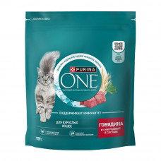 Корм Сухой для Взрослых Кошек Purina One Говядина 950г