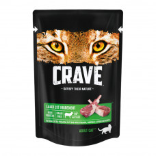 Корм Влажный для Взрослых Кошек Crave Ягненок в Желе 70г Корм Влажный для Взрослых Кошек Crave Ягненок в Желе 70г