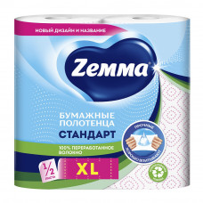 Бумажные Полотенца Zemma Стандарт XL 2 Рулона