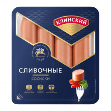 Сосиски Клинский Сливочные 410г