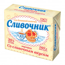 Маргарин Сливочник со Сливочным Вкусом 30% 180г