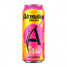 Энергетический Напиток Adrenaline Rush Юдзу Клубника 0,449л