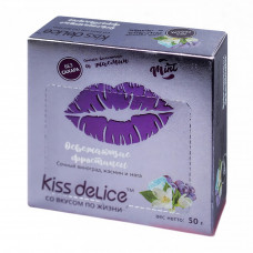 Конфеты Kiss Delice Виноград Жасмин и Мята без Сахара 50г