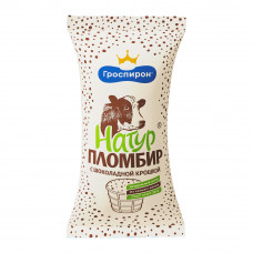 Мороженое Гроспирон Натур Пломбир Шоколадная Крошка 12% 83г