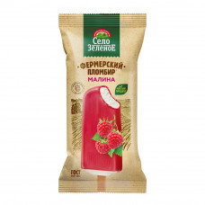 Мороженое Село Зеленое Эскимо Малина 15% 70г