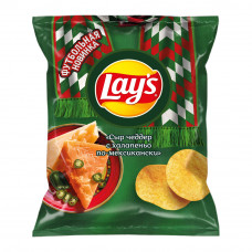 Чипсы Lays Сыр Чеддер с Халапеньо по-Мексикански 105г