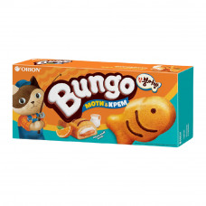 Пирожное Bungo с Начинкой со Вкусом Молока и Апельсина 120г