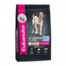 Корм Сухой для Собак Крупных Пород Eukanuba Ягненок 3кг