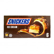 Мороженое Snickers Ice Cream Карамель и Арахис 4% 6шт 274г Мороженое Snickers Ice Cream Карамель и Арахис 4% 6шт 274г