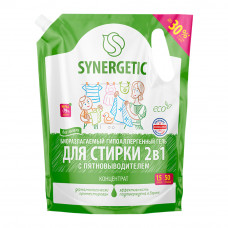 Гель для Стирки Synergetic 2в1 с Пятновыводителем 1,5л Гель для Стирки Synergetic 2в1 с Пятновыводителем 1,5л