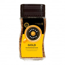 Кофе Растворимый Черная Карта Gold 160г Стекло