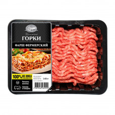 Фарш Ближние Горки Фермерский из Свинины и Говядины 400г