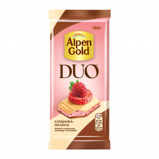 Шоколад Alpen Gold Duo Клубника Малина 130г Шоколад Alpen Gold Duo Клубника Малина 130г