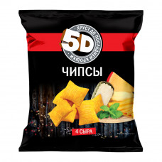 Чипсы 5D Четыре Сыра 200г