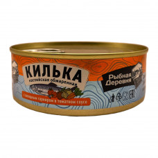 Килька Каспийская Рыбная Деревня с Овощным Гарниром 240г