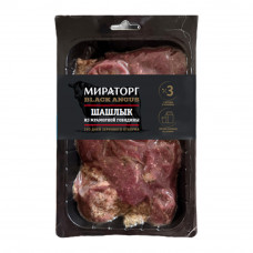 Шашлык Мираторг Мраморная Говядина Black Angus 700г Шашлык Мираторг Мраморная Говядина Black Angus 700г