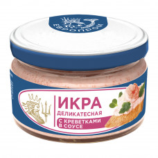 Икра Деликатесная Европром Креветка в Соусе 160г Икра Деликатесная Европром Креветка в Соусе 160г