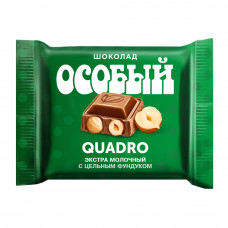 Шоколад Особый Quadro Экстра Молочный с Фундуком 80г