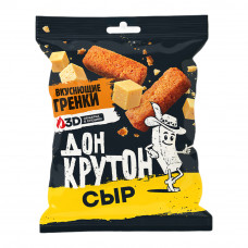 Гренки Дон Крутон Пшеничные со Вкусом Сыра 55г