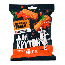 Гренки Дон Крутон Пшеничные Красная Икра 55г