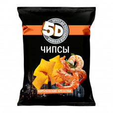 Чипсы 5D Королевские Креветки 45г Чипсы 5D Королевские Креветки 45г