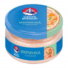 Икра Санта Бремор Икринка с Копченым Лососем 160г