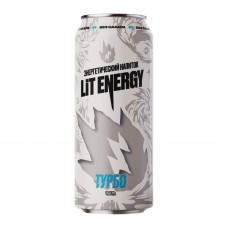Энергетический Напиток Lit Energy Turbo Zero 0,45л ж/б