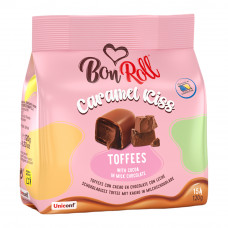 Конфеты Bon Roll Тоффи Шоколад 120г Конфеты Bon Roll Тоффи Шоколад 120г