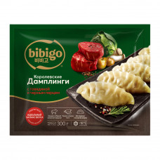 Королевские Дамплинги Bibigo Говядина Черный Перец 300г Королевские Дамплинги Bibigo Говядина Черный Перец 300г