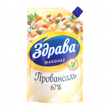 Майонез Здрава Провансаль 67% 350мл